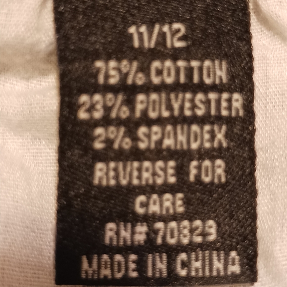 rue 21   Skirt Women's Distressed Denim Mini, Sz 11/12, Blue, American Flag - Picture 9 of 10